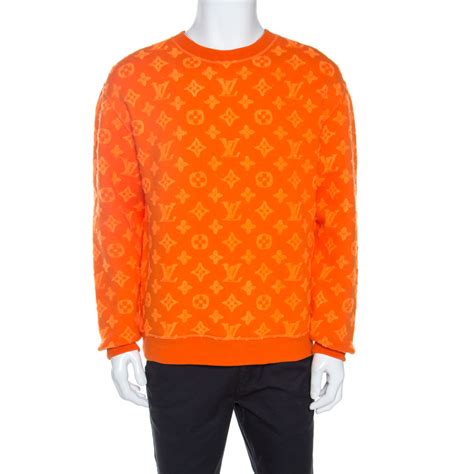 louis vuitton orange crewneck|louis vuitton crew neck sale.